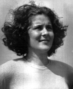 Pam Brett in courting days