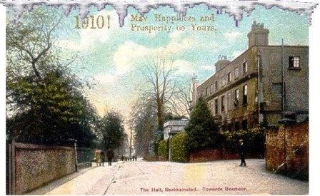 Berkhamsted Hall at New Year_1910
